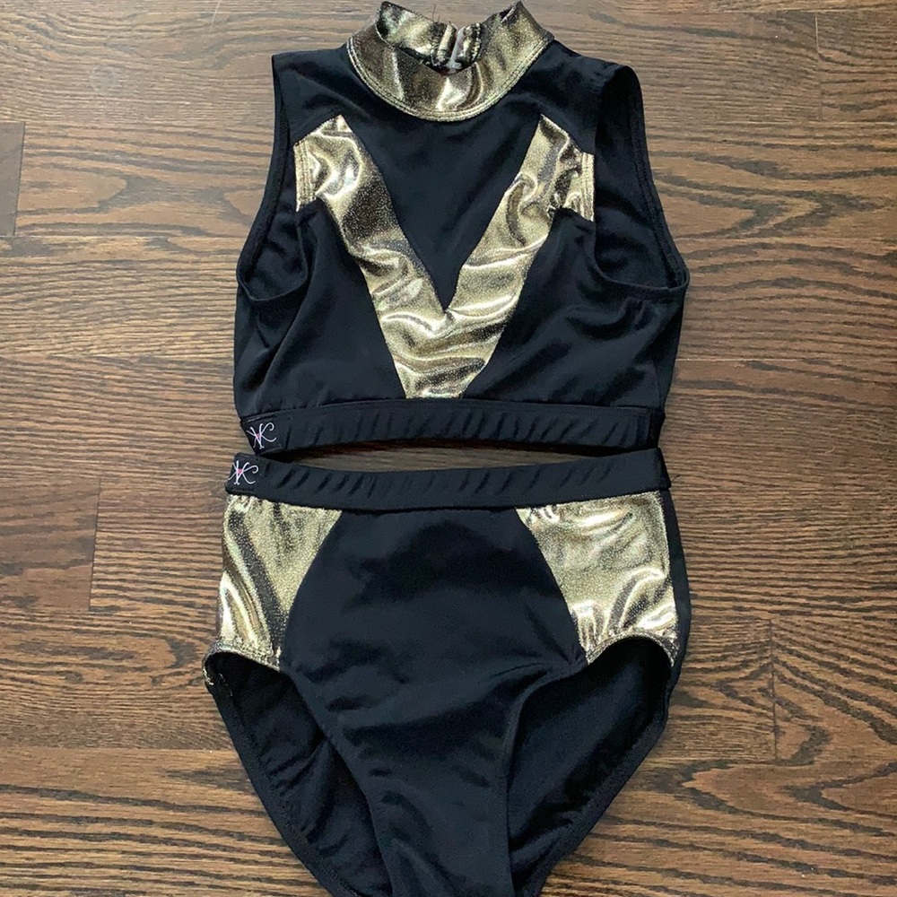 Kandi Kouture (KK), Size Adult Extra Small, Color Black and Gold